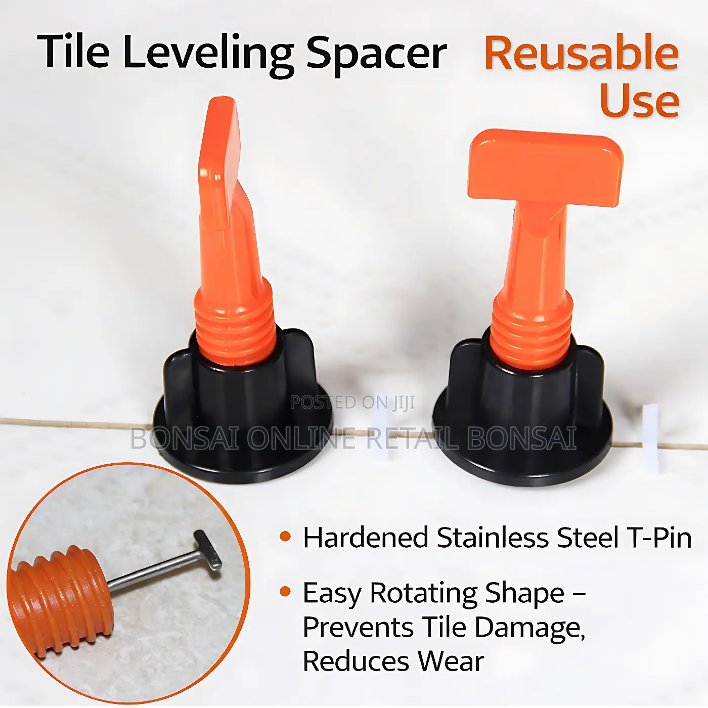 50 PCS Thickened Tile Leveler Tool for Wall and Floor Tile