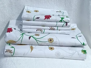 Both Printed a Pair of Cotton Bedsheets With 4 Pillowcases