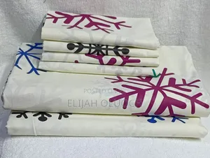 Both Printed a Pair of Cotton Bedsheets With 4 Pillowcases