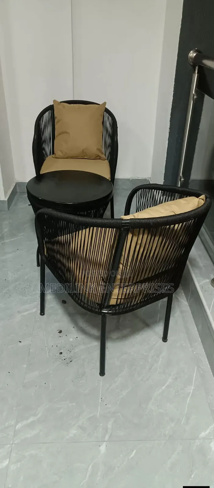 Two Seater Handwoven Sets and a Table