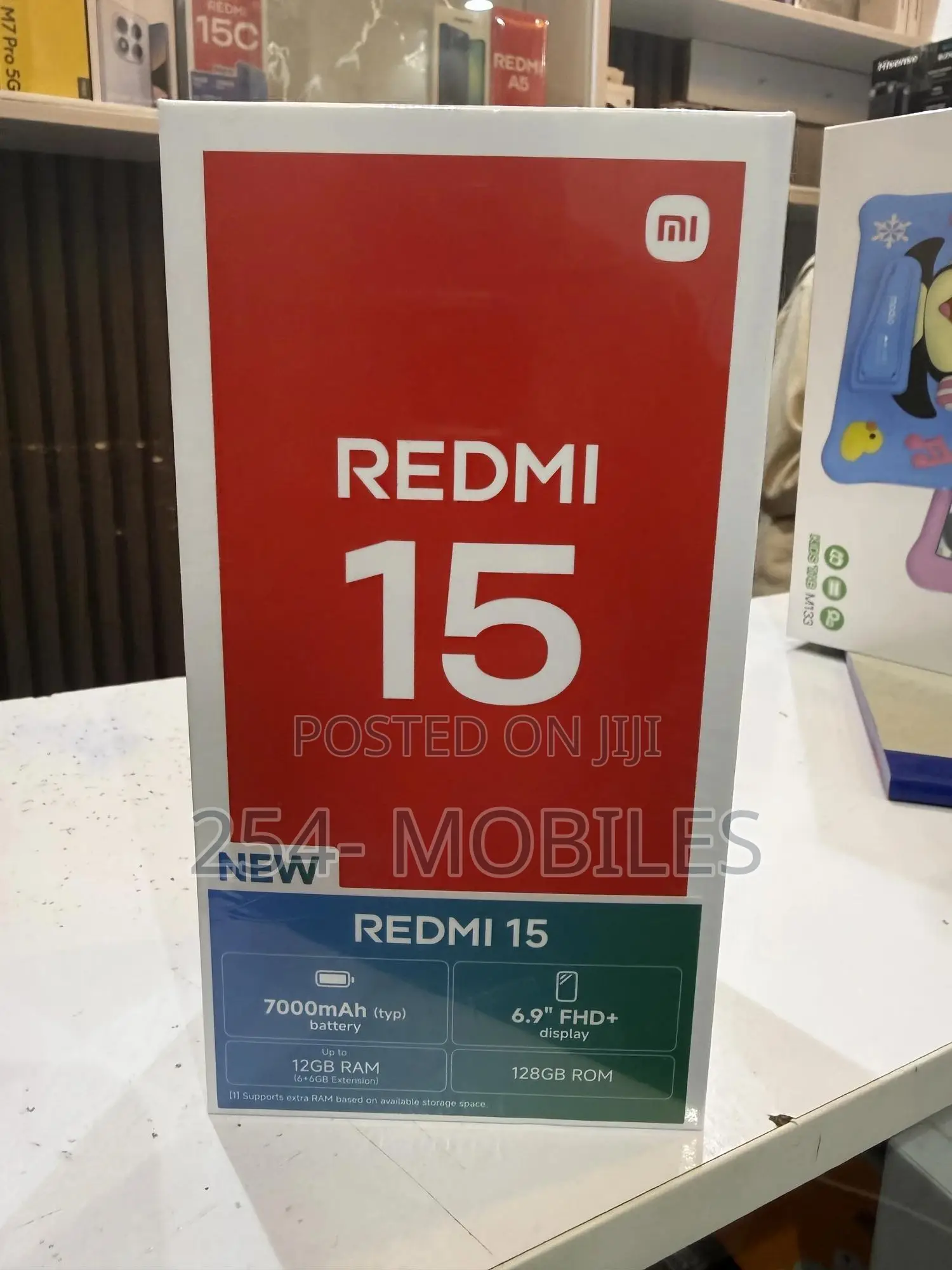New Xiaomi Redmi 15 128 GB Black