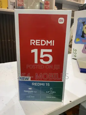 New Xiaomi Redmi 15 128 GB Black