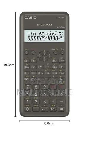 Casio Fx-82ms 2nd Edition Scientific Calculator 2 Line Display