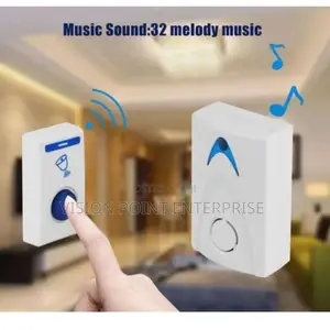 Battery Powered Wireless Chime Door Bell