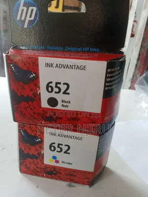 Hp 652 Black And Tricolor Catridges