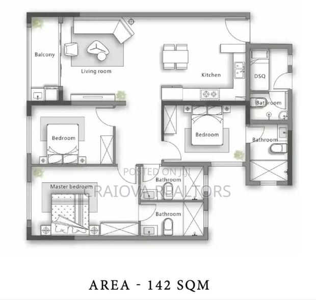 3bdrm Apartment in Kilimani for sale - thumbnail 5