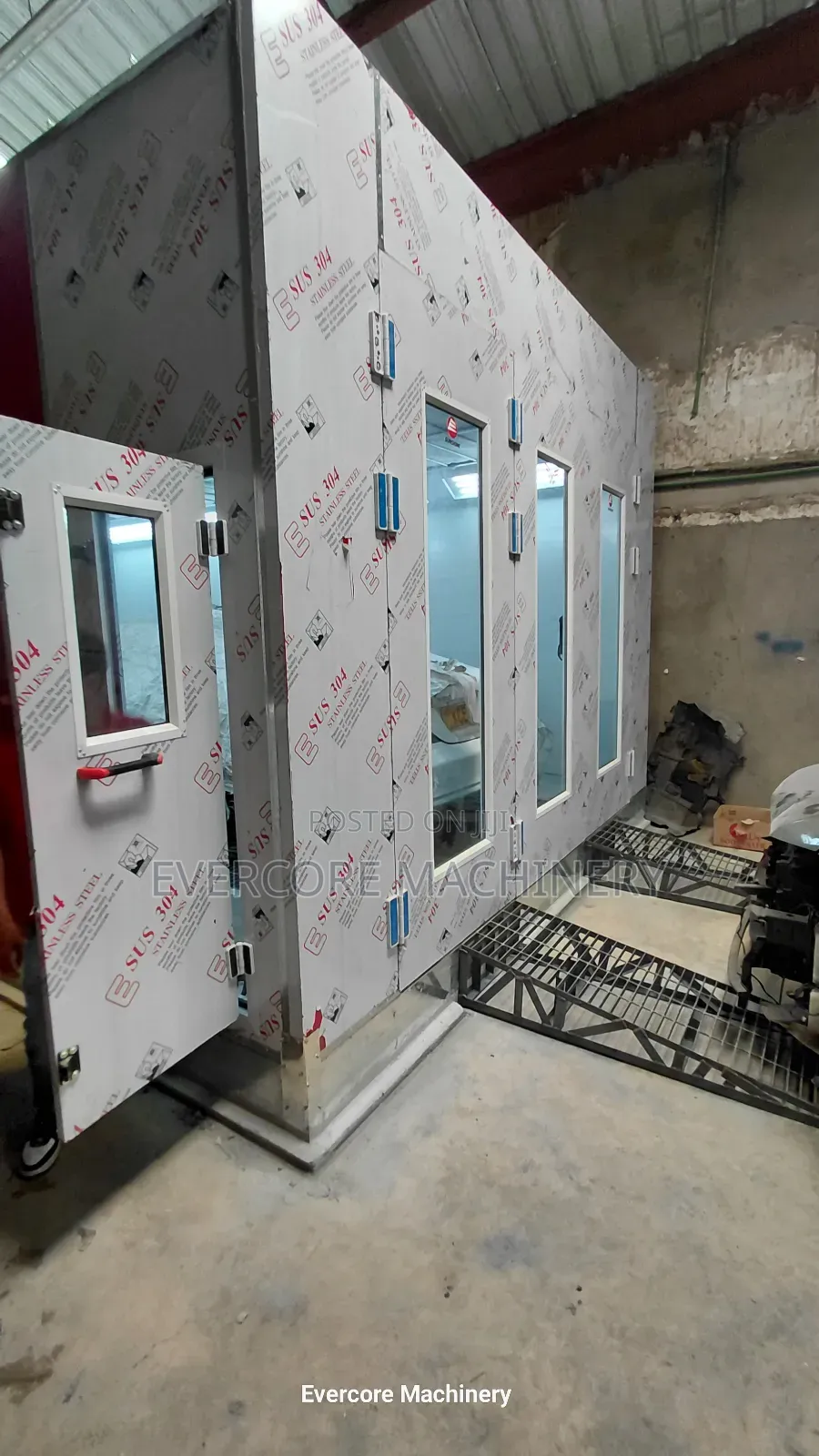 Diesel Heated Spray Booth Machine Industrial.