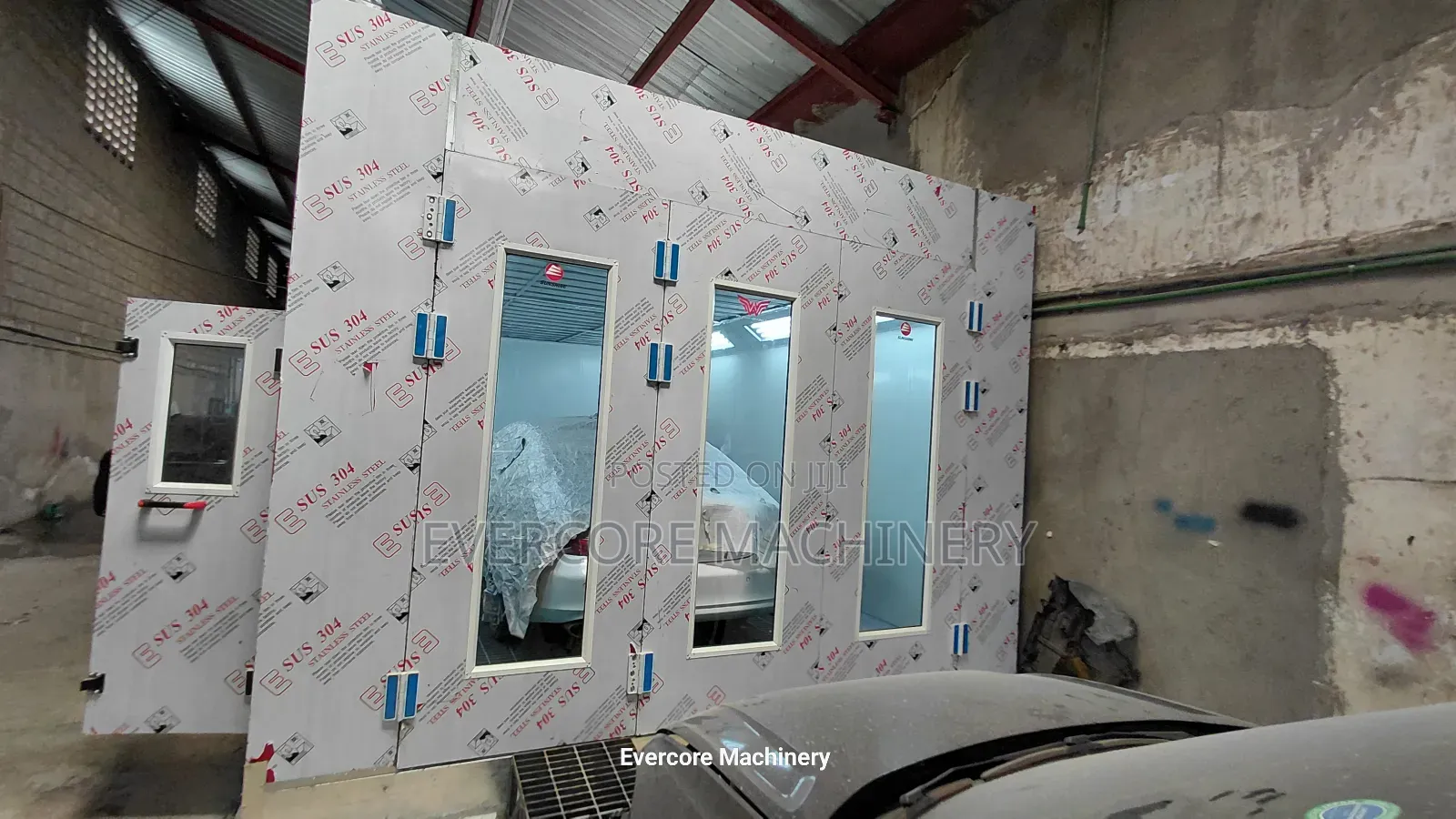 Commercial Diesel Heated Paint Spray Booth