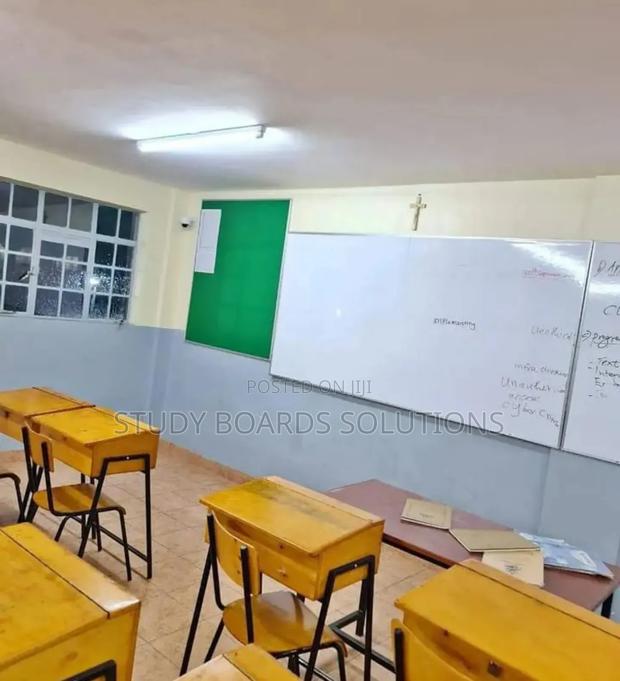 8ftx4ft School Magnetic Whiteboard With Large Writing Space - main view