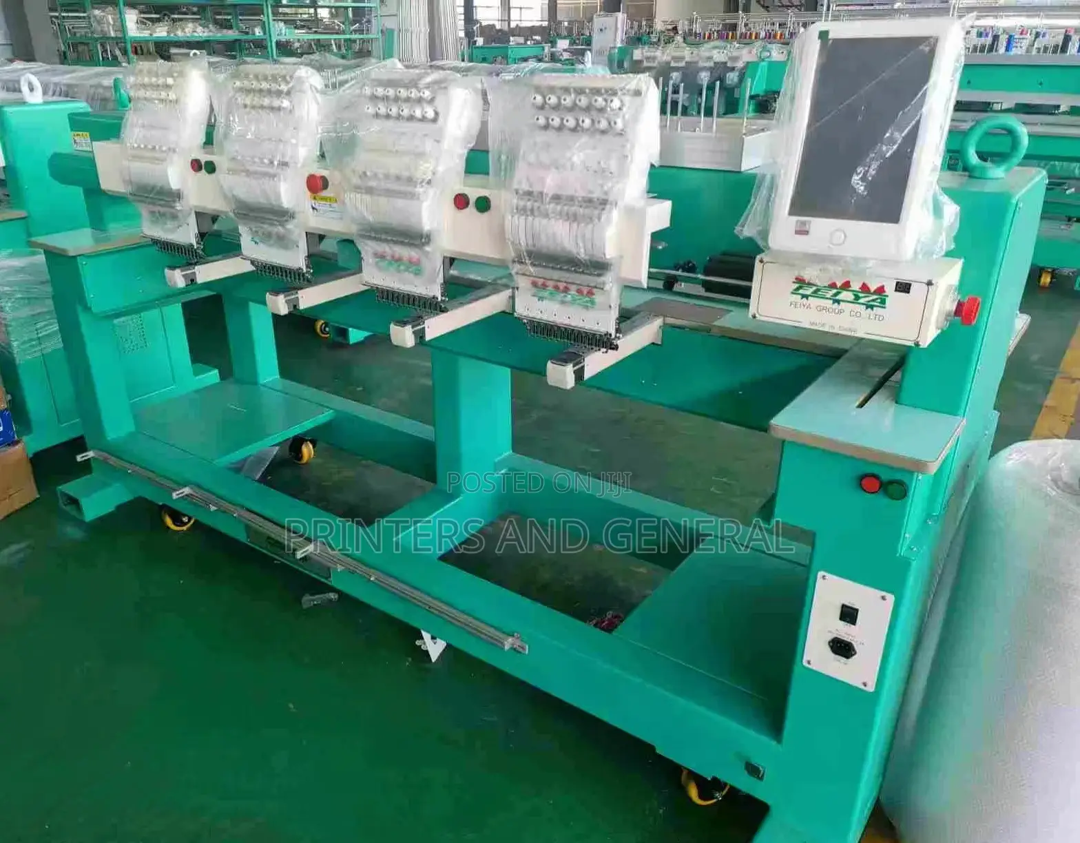 4 Heads Industrial Embroidery Machine