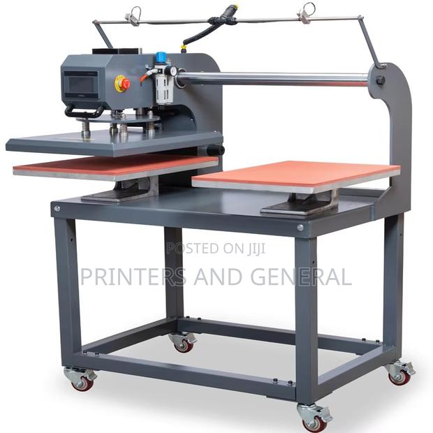 Automatic Pneumatic Double Station Heat Press Machine - main view