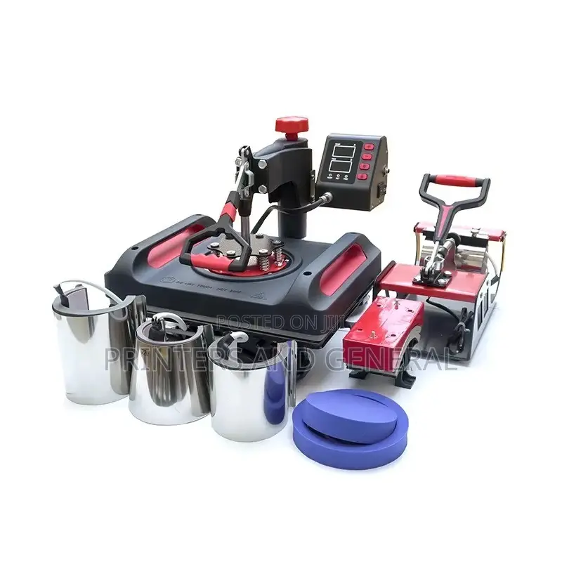 8 in 1 Combo Digital Heat Press Machine Mugs Cup T Shirt Printing