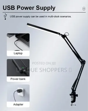 Led 3-Mode Lamp. 
Perfect for Reading, Salons, Bedside, and Study Desk