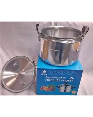 Nunix 9l Aluminium Pressure Cooker - 26cm (Brand New)