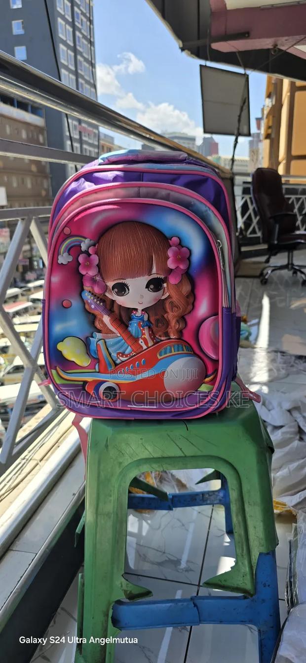 Cartoon Themed School Backpack - thumbnail 2