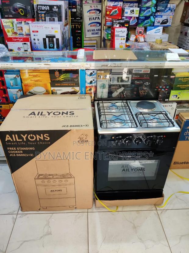 Brand New Ailyons 3+1 Free Standing Cooker (Gas Electric) - main view
