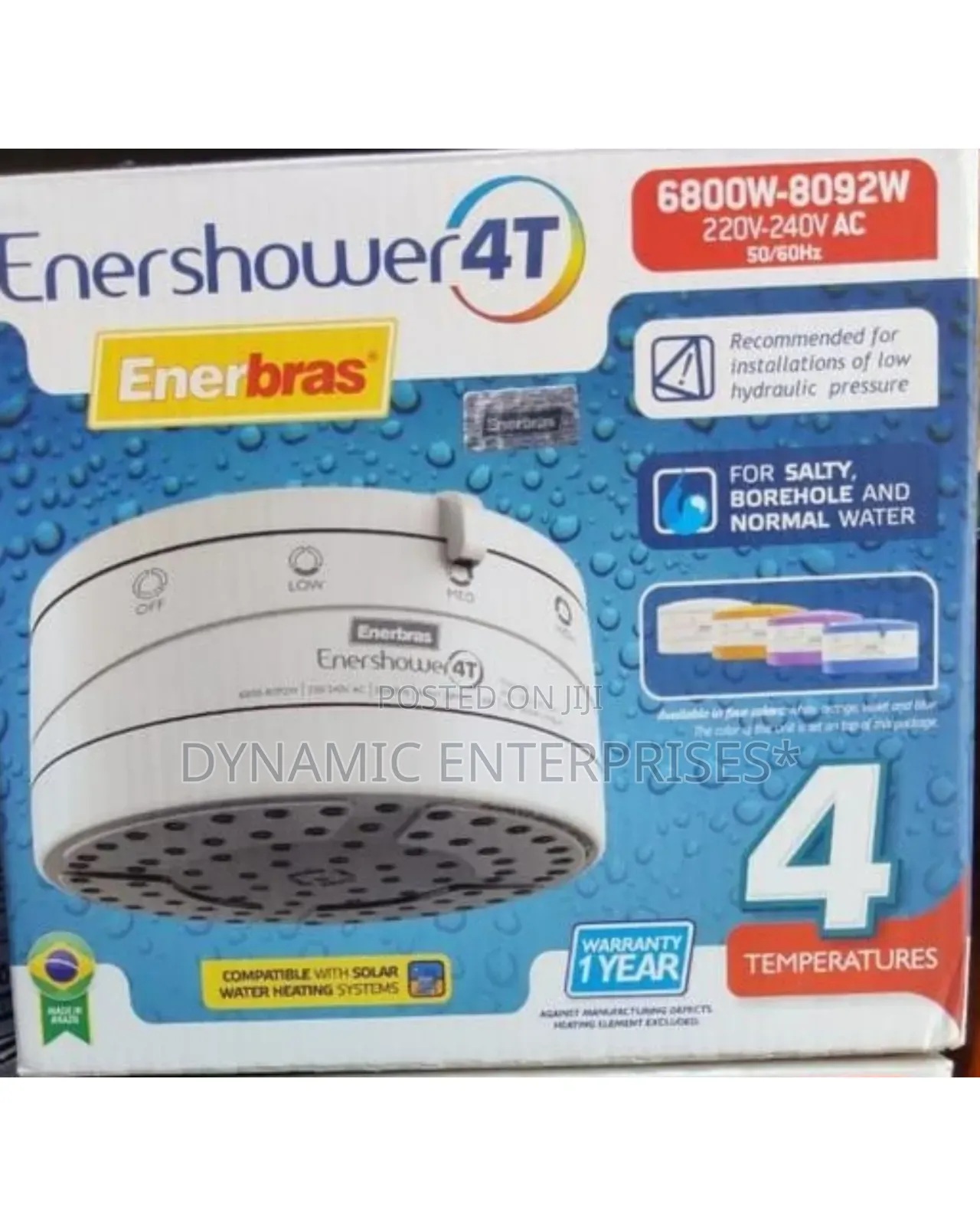 Enerbras Enershower 4t Shower Head
