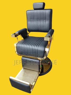 Gold King Size Barber Chair - main view