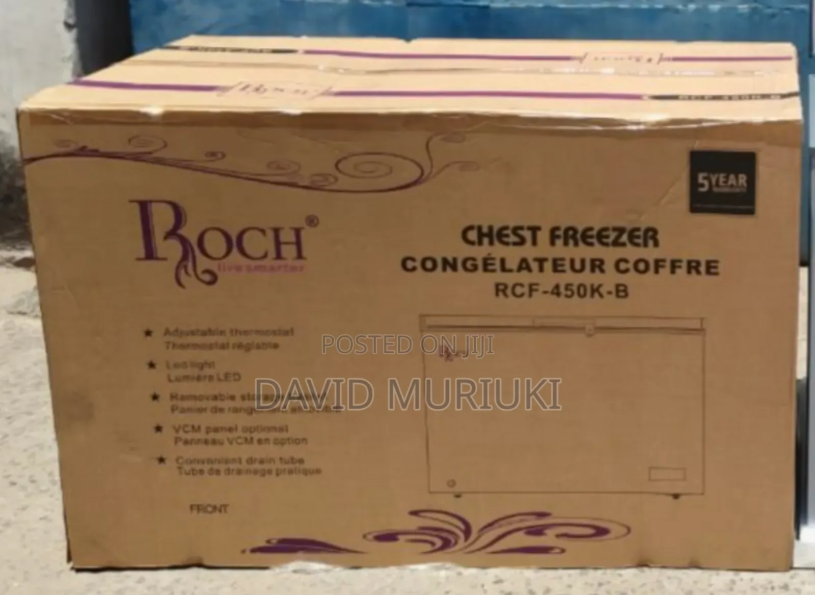 Roch Chest Frezzer New Models Fridges RCF-130-G Chest Freezer