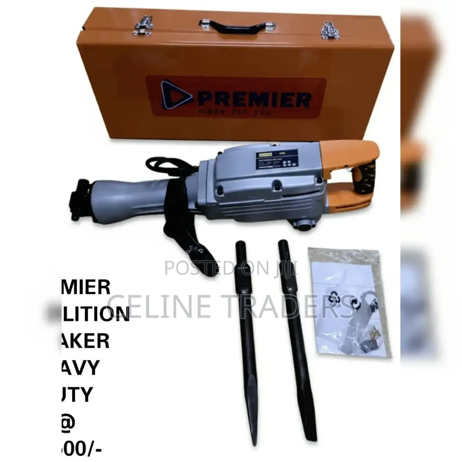 Premier Heavy-Duty Electric Demolition Breaker.
