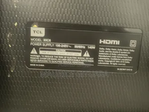 TCL 55 Inch 55c8 With a Cracked Screen Without Remote