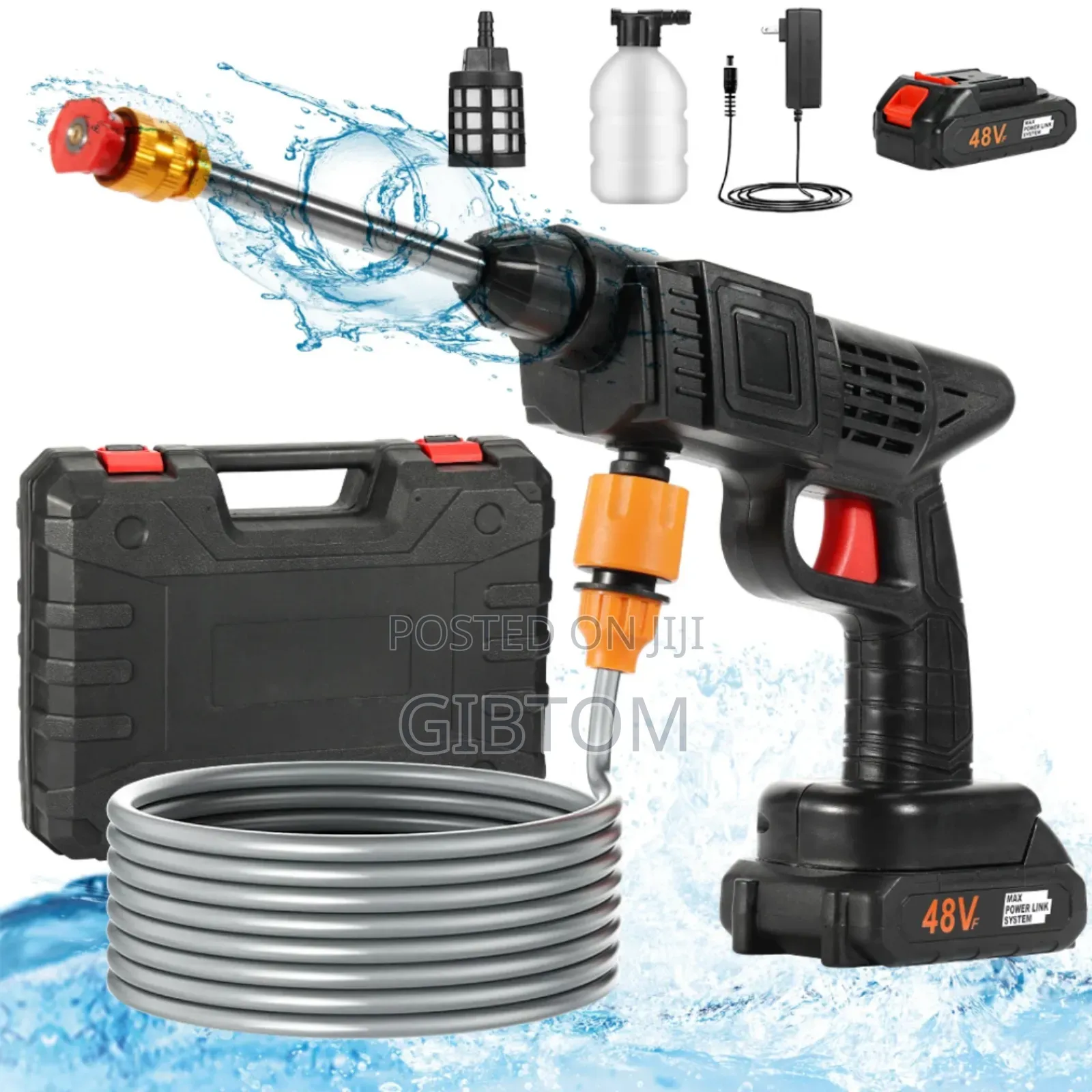 High Pressure Car Wash,Carpet Wash Garden Sprayer Rechargeable Sprayer