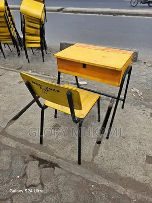 School Lockers And Chairs