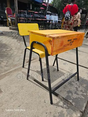 School Lockers And Chair