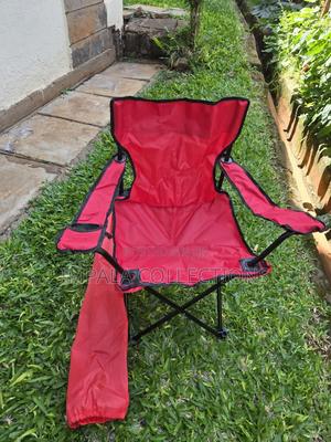 Foldable Camping Chair Red - main view