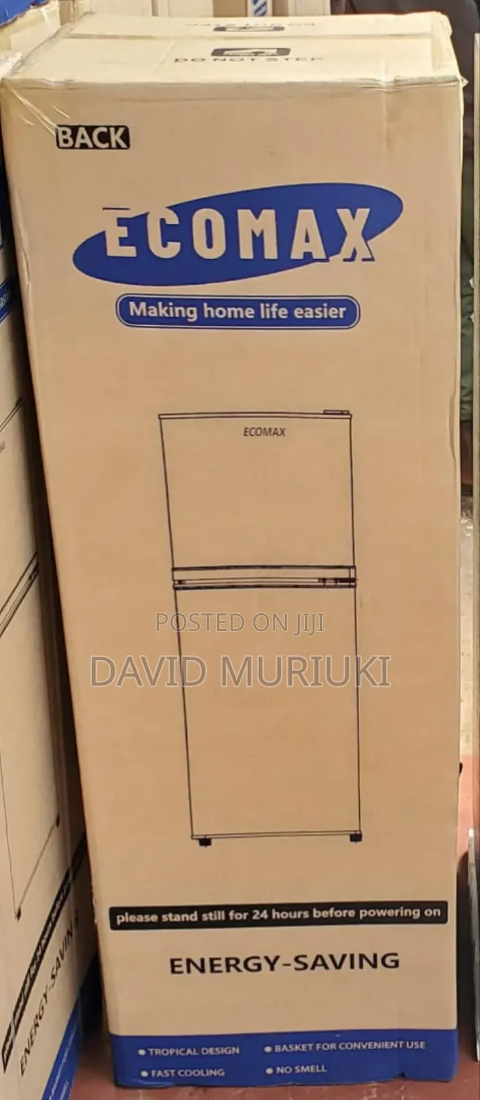 The Ecomax 138 Litres Dark Silver Doubles Doors Refrigerator.