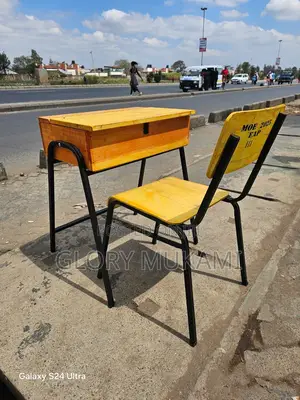 School Lockers And Chair