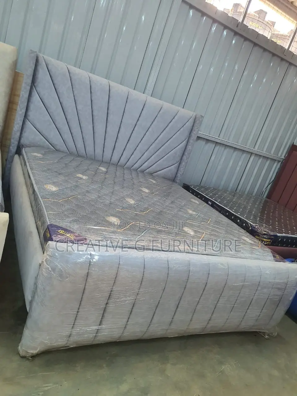Fabric Upholstered5by6 Bed
