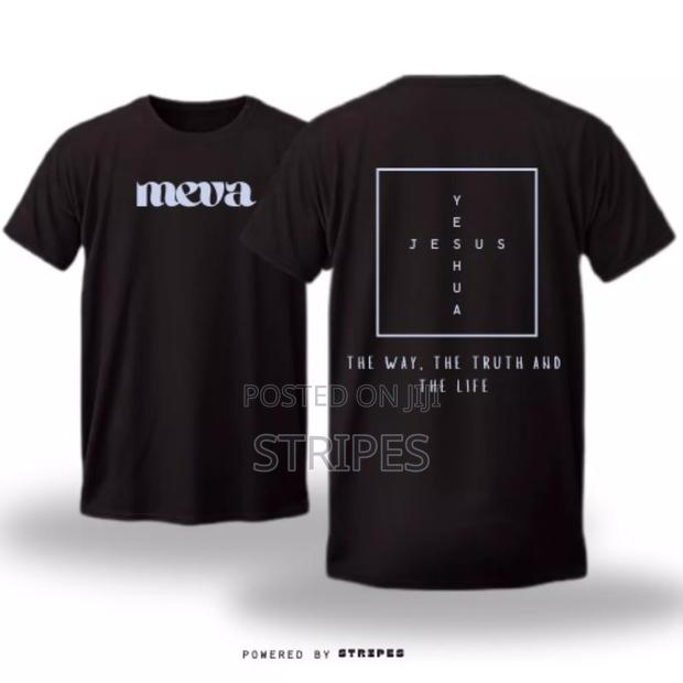Meva Scripture-Inspired Graphic T-Shirt - thumbnail 3