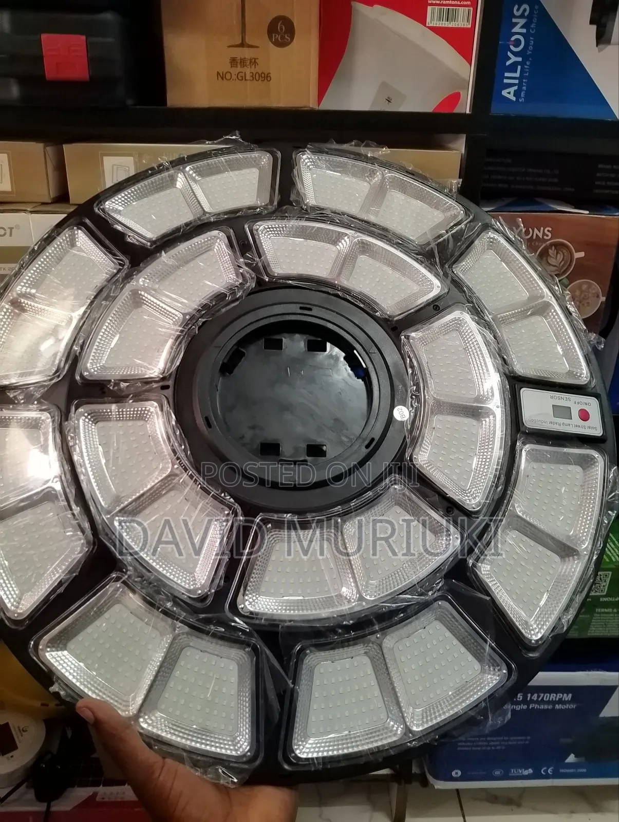 The Round Led 1000w Solar Street Lamp Light