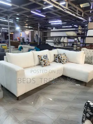 Discounted Cushy 6 Leater Corner Sofa