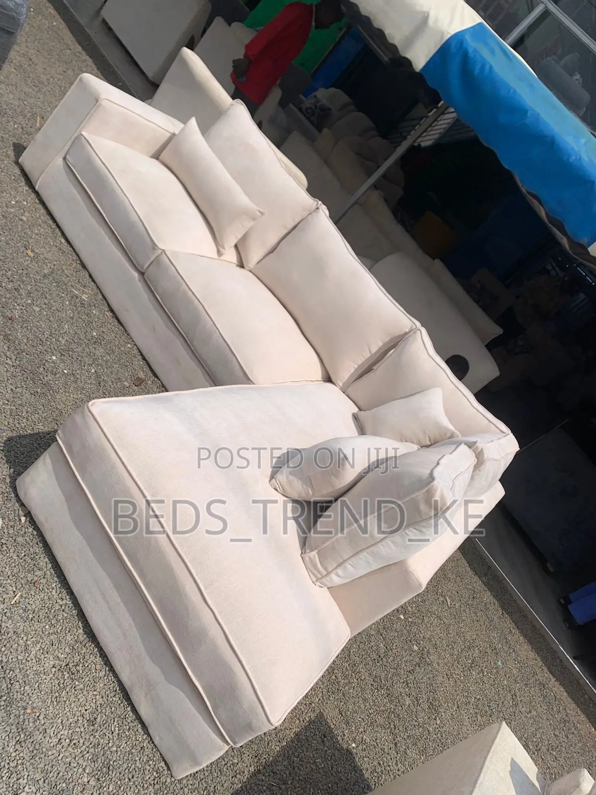Native 6 Seater Modern L Sofa