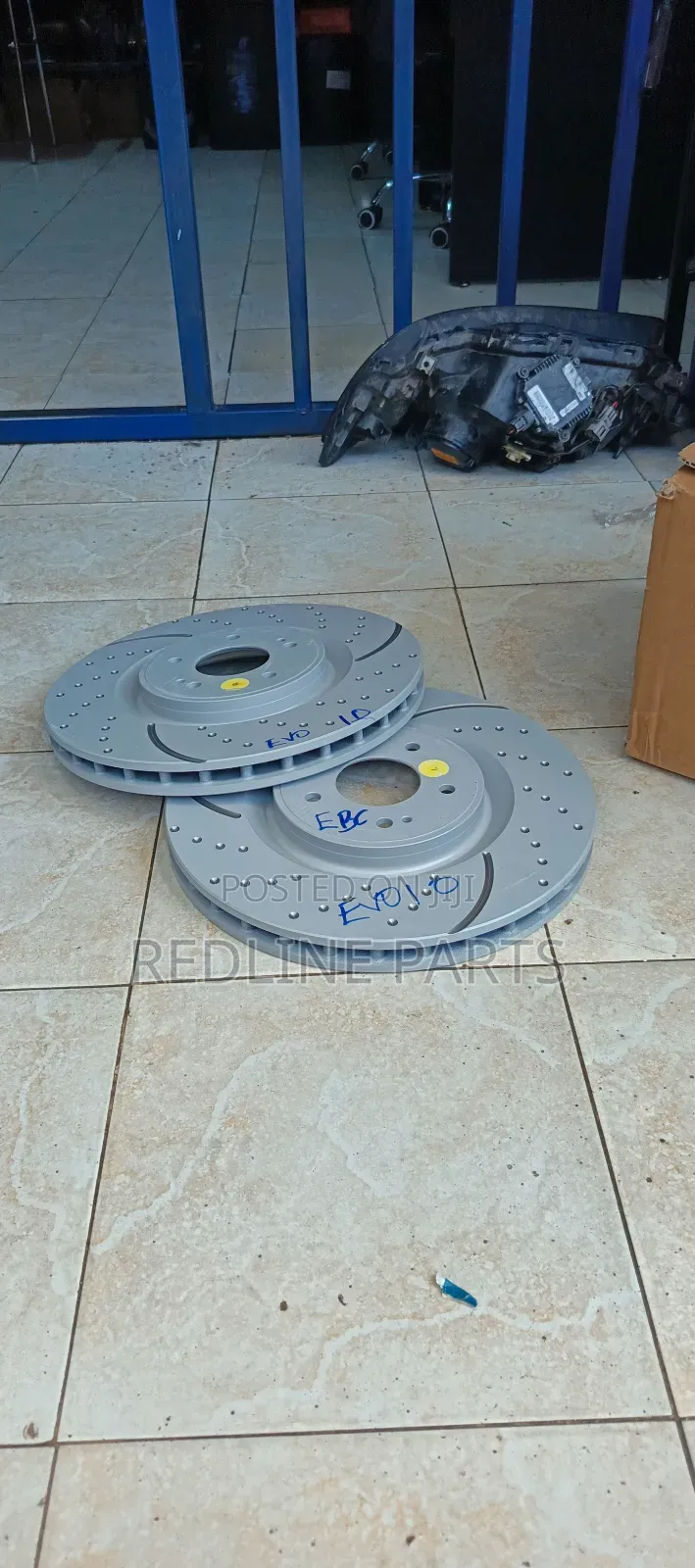 Mishubishi Evo 10 Front Performance Disks by Ebc Usa