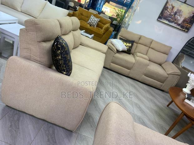 Trustful 5 Seater Semi Recliner Sofa
