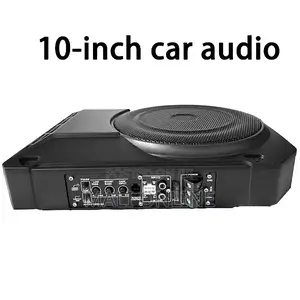 10-Inch Under-Seat Active Car Subwoofer With Built-in Amplifier 800w