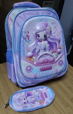 3d Cartoon Backpacks Plus Pencil Pouch