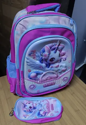 3d Cartoon Backpacks Plus Pencil Pouch