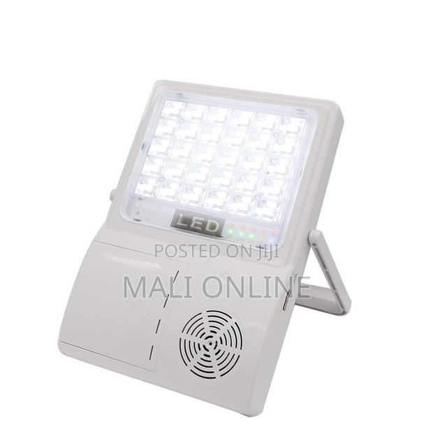 50w Solar Led Work Lamp Power Bank With Bluetooth Speaker Rechargeable - main view