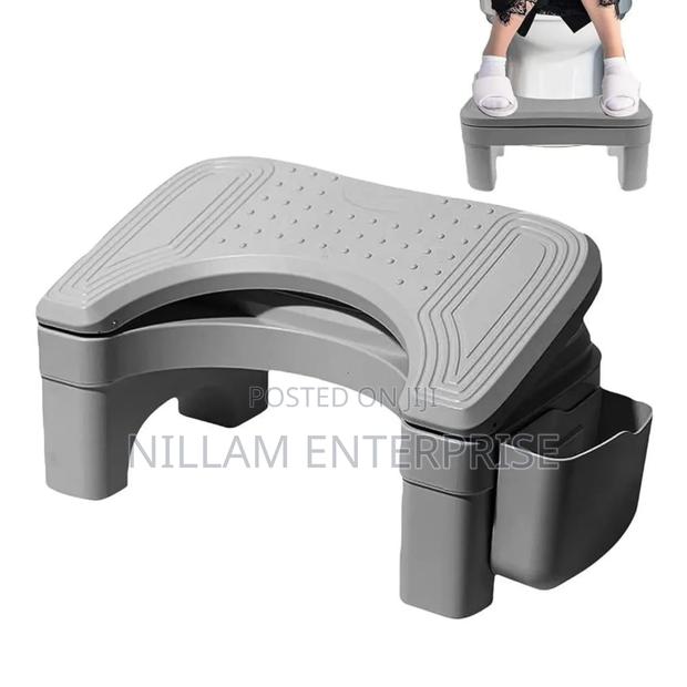 Ergonomic Foldable / Adjustable Footrest With Storage - thumbnail 3