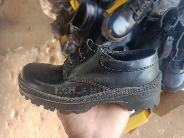 Durable Black Leather School Shoes – Comfortable Long-Lasting - thumbnail 5