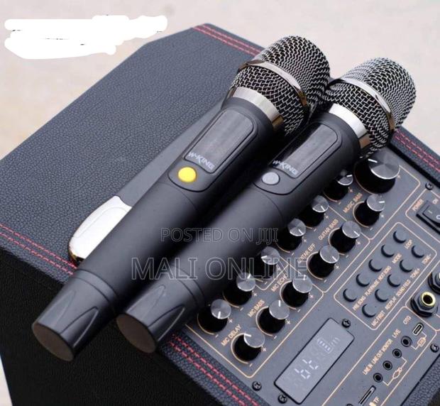 180w W-King K20s Bluetooth Karaoke Speaker With 2 Wireless Mics - thumbnail 4