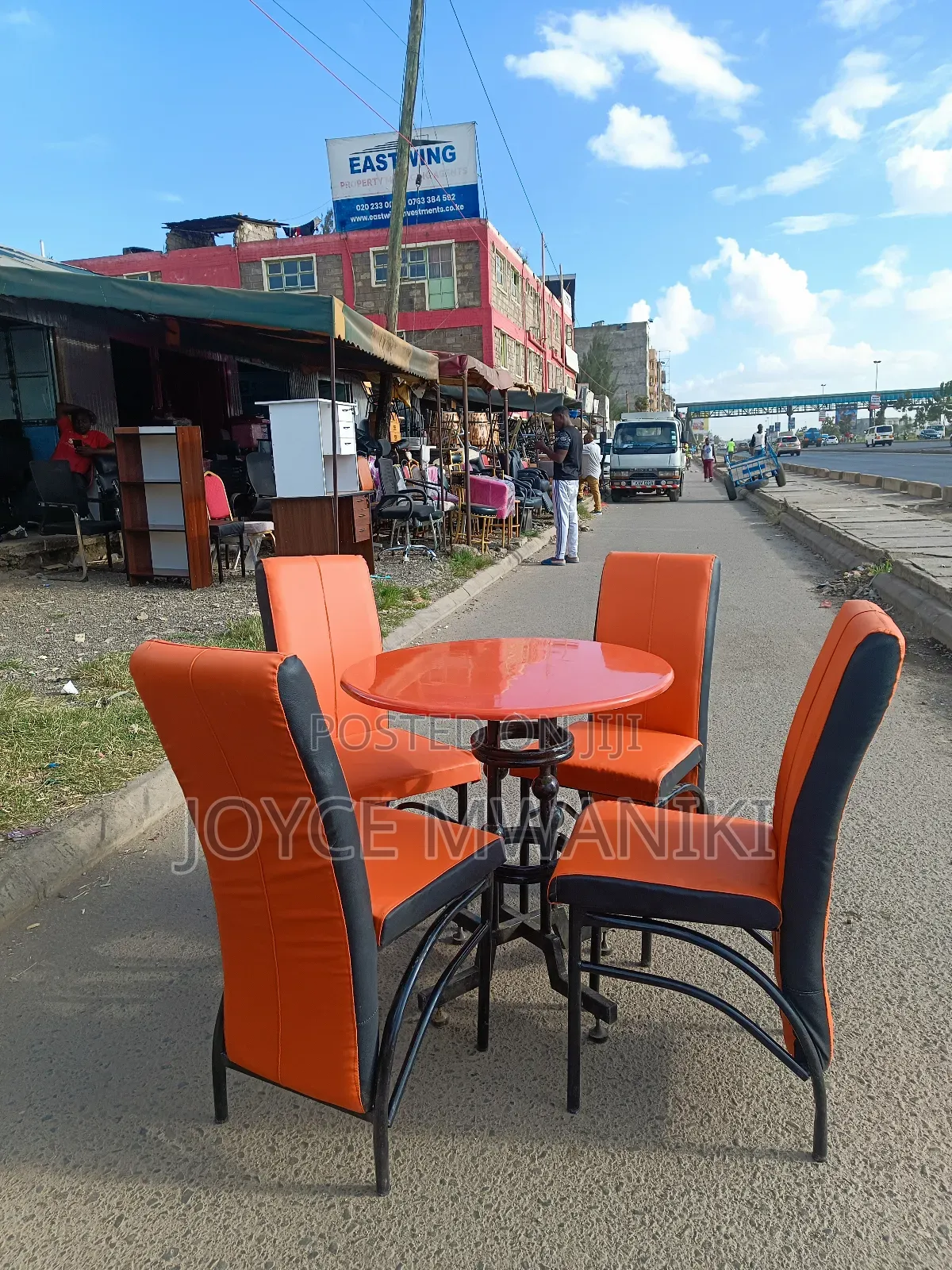 Executive Hotel Set Or Restaurant Set, Orange.