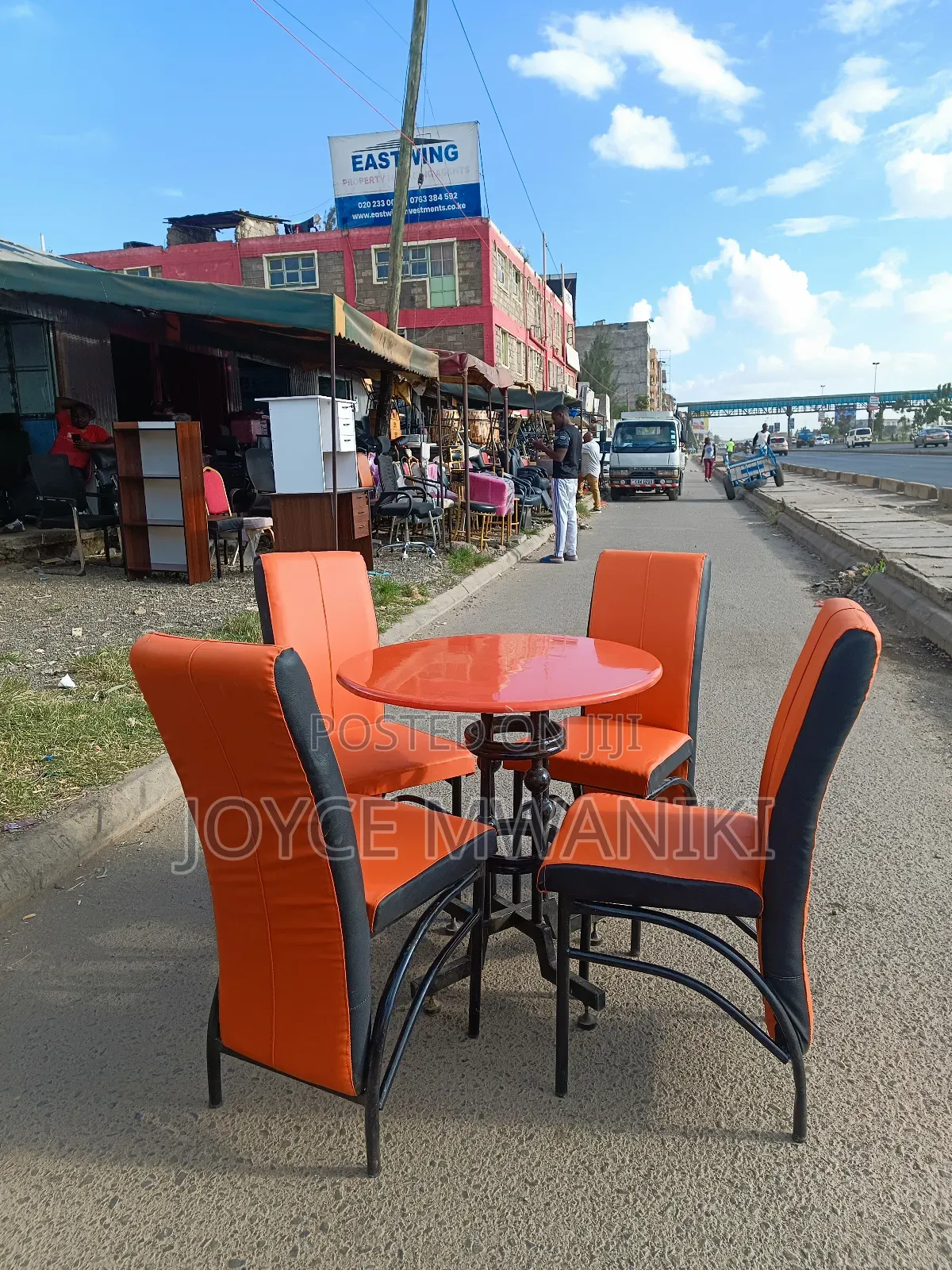 Executive Hotel Set Or Restaurant Set, Orange.