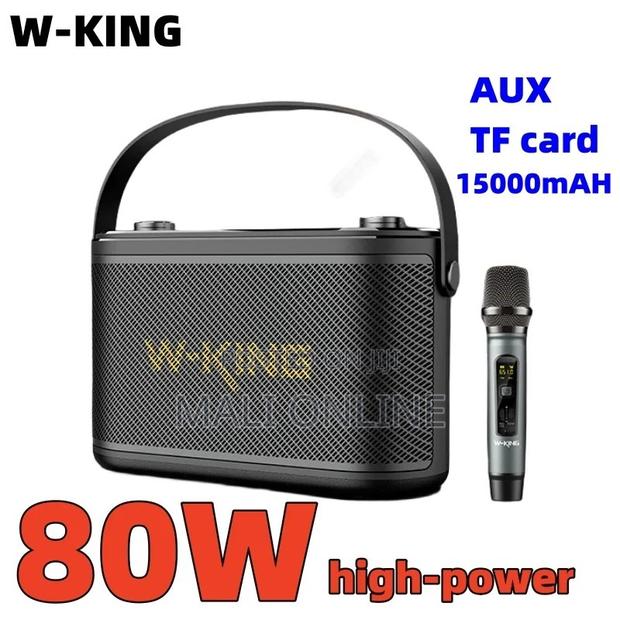 80w Bluetooth Speaker Portable Karaoke Sound System With Wireless Mic - main view