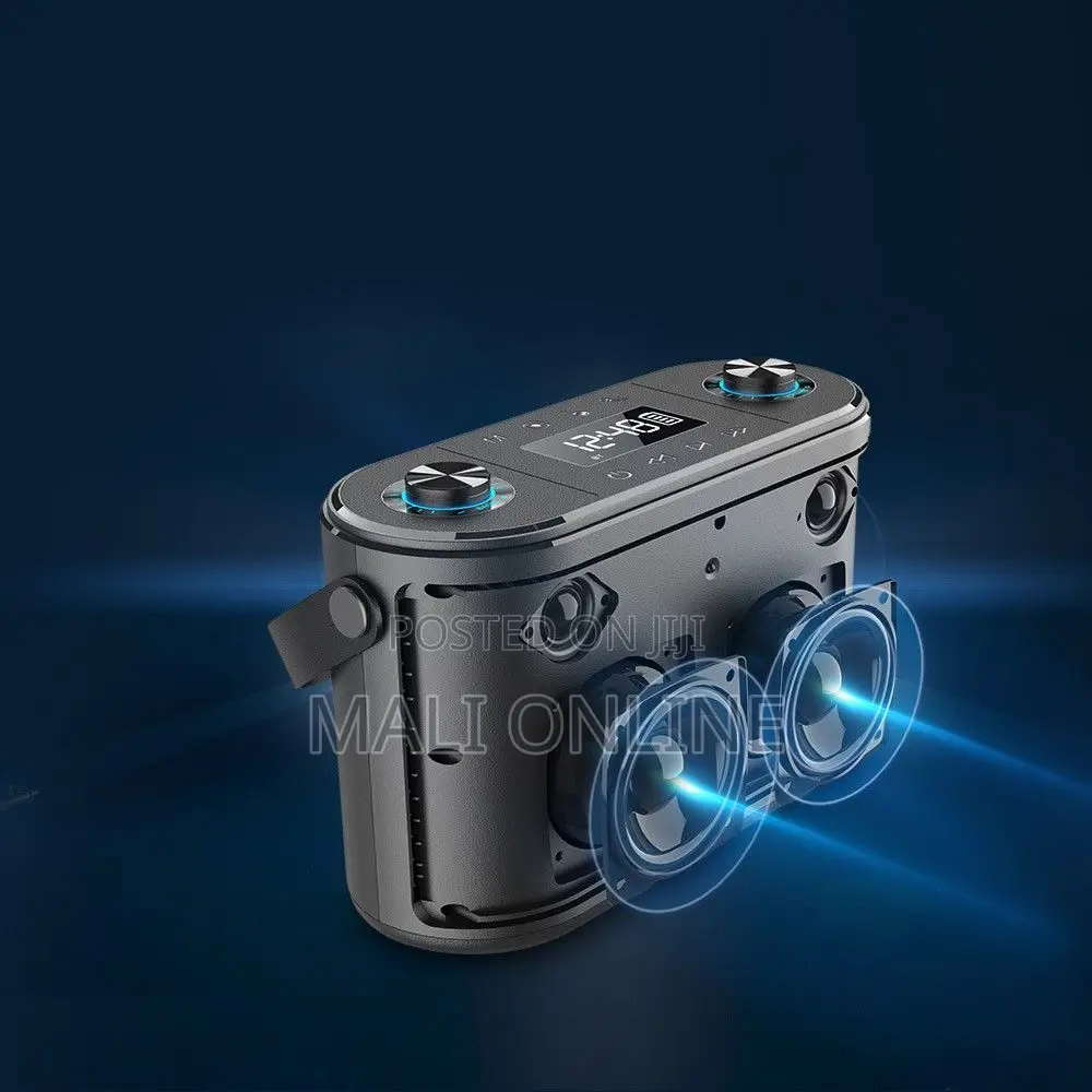 80w Bluetooth Speaker Portable Karaoke Sound System With Wireless Mic