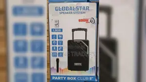 Globalstar Portable Club 8 Inches Trolley Portable Speaker